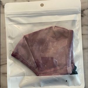 Purple tie dye face mask 😷